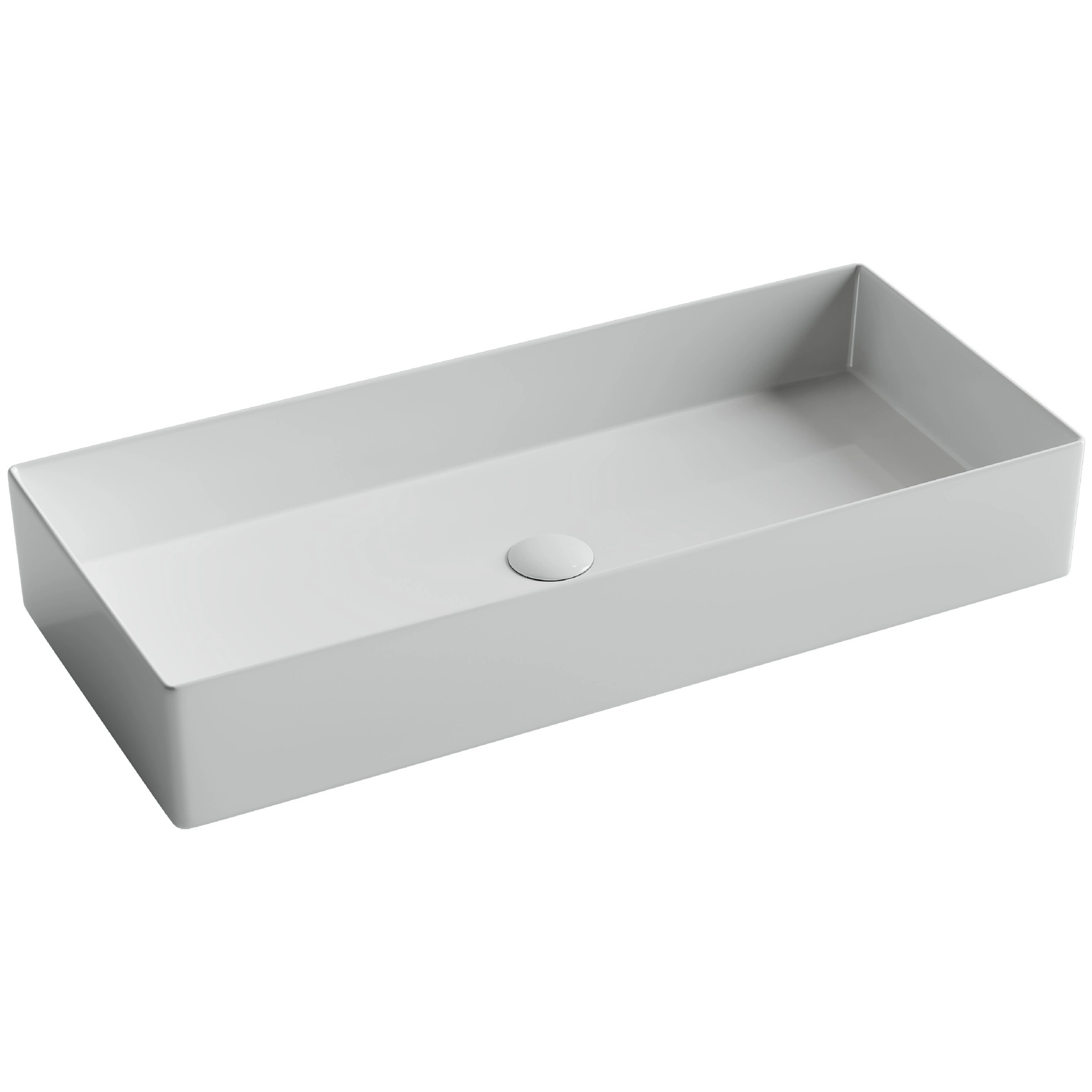 Умывальник чаша накладная прямоугольная CeramicaNova Element 80.1x36, CN6072