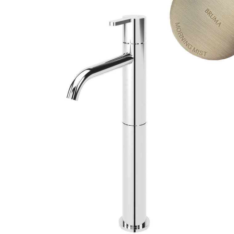 Смеситель для раковины высокий Bruma Leaf 167 002 0MM Morning Mist, 1670020MM