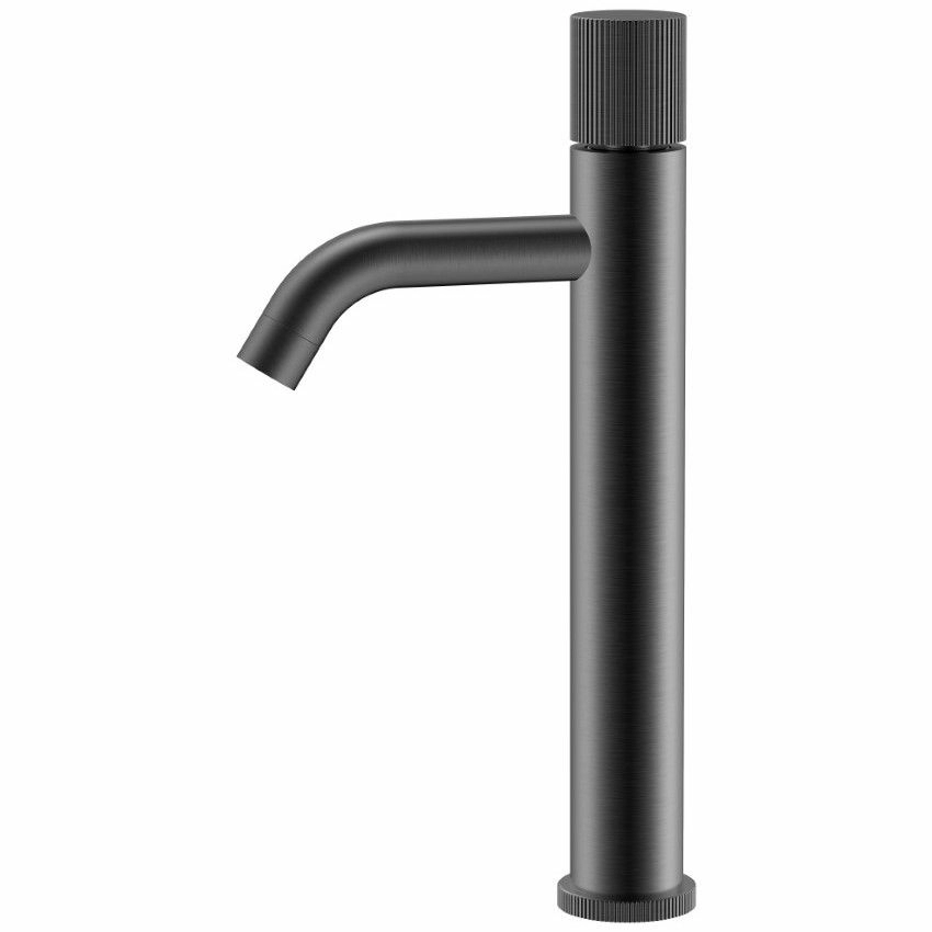 Высокий смеситель для умывальника Boheme Stick Linea Gun Metall, 122-GM.3
