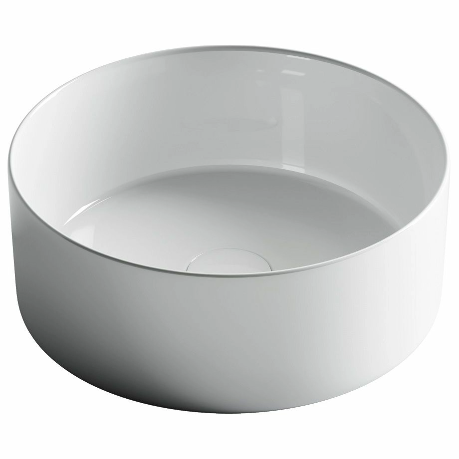 Умывальник чаша накладная круглая CeramicaNova Element 35.8x35.8, CN6032