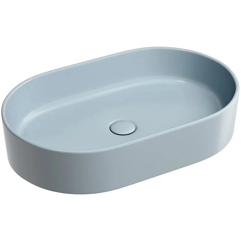 Умывальник чаша накладная овальная CeramicaNova Element 60.8x38.5, CN6048MHL