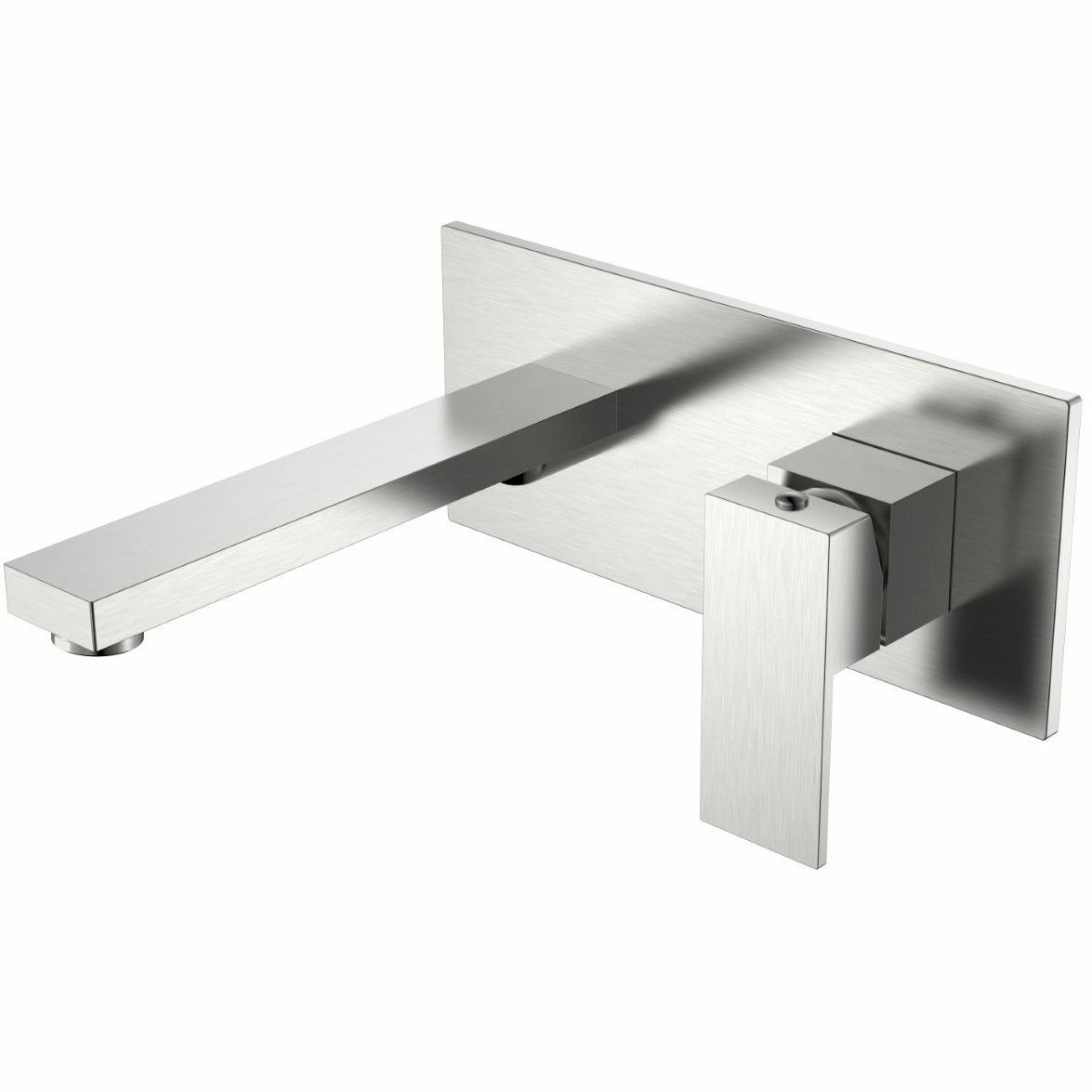 Смеситель для умывальника Boheme Qubic Nikel Brush, 475-NB