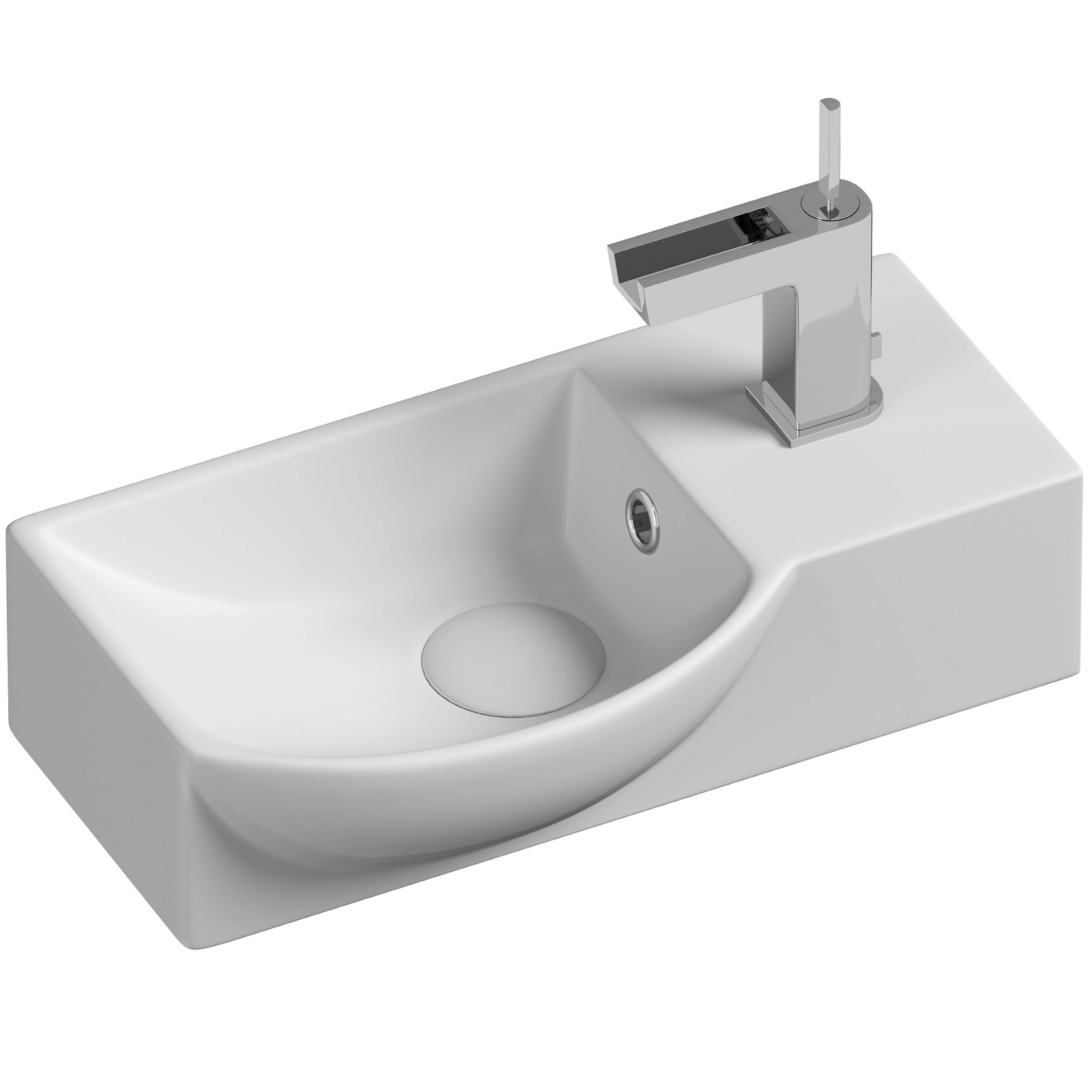 Раковина подвесная CeramicaNova Element 40x22