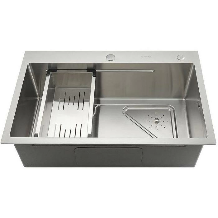 Кухонная мойка с коландером Gappo 72x46, GS7246