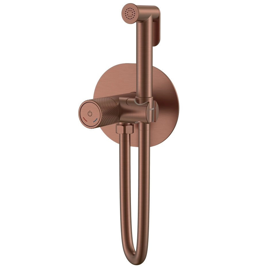 Смеситель гигиенический Boheme Tech Bronze Brushed, 157-BRB