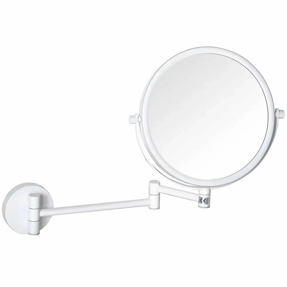 Косметическое зеркало двухстороннее Ø180 мм Bemeta White, 112201514