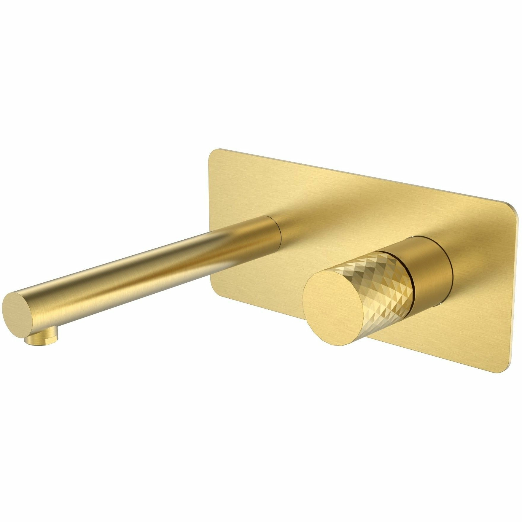 Смеситель встраиваемый Boheme Stick Diamond Matt Gold, 125-MG