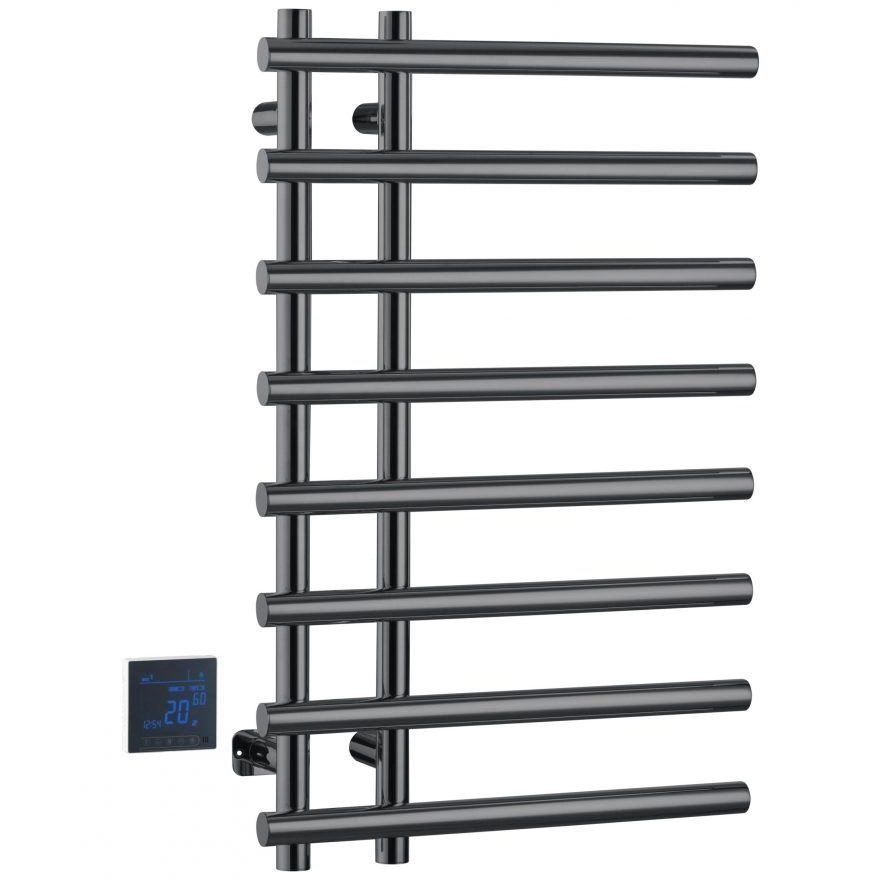 Полотенцесушитель электрический Boheme Uno Shine Gun Metall 80x50, 722-SGM