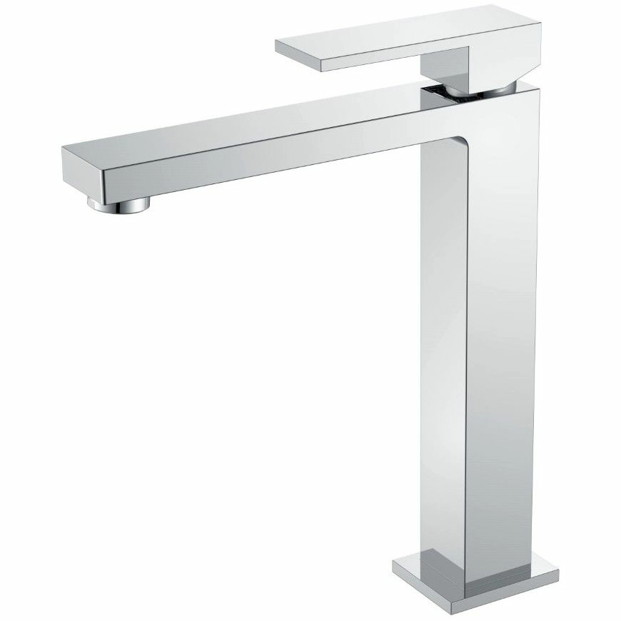 Смеситель для умывальника Boheme Qubic Chrome, 472-CR