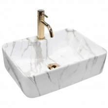 Умывальник Rea Kelly Marmo 49x38, REA-U5052