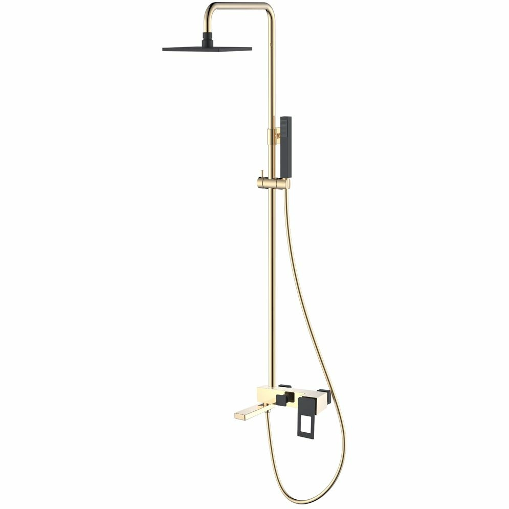 Стойка для душа Boheme Q Gold/Black, 148-GB