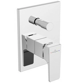 Однорычажный смеситель скрытого монтажа Villeroy & Boch Architectura Square, TVS12500300061