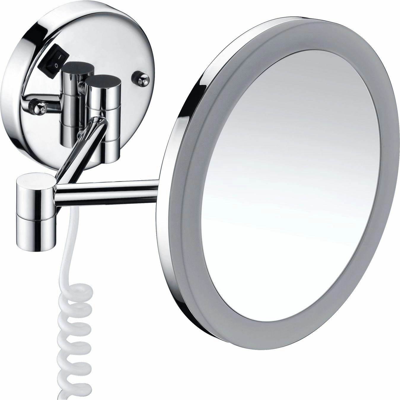 Зеркало c LED-подсветкой, 3-х кратным увеличением WasserKRAFT, K-1004