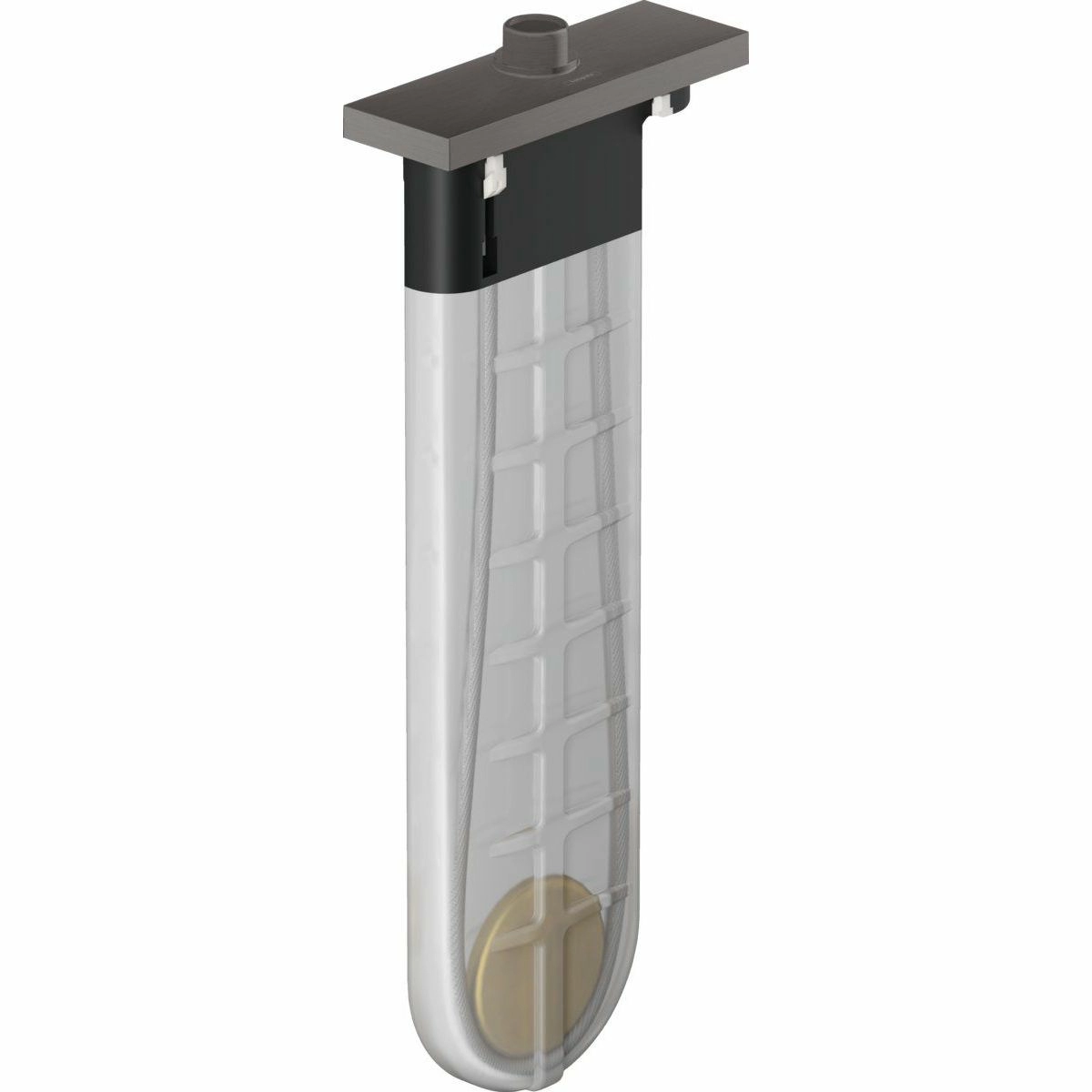 Внешняя часть с прямоугольной розеткой Hansgrohe sBox Square, 28010340