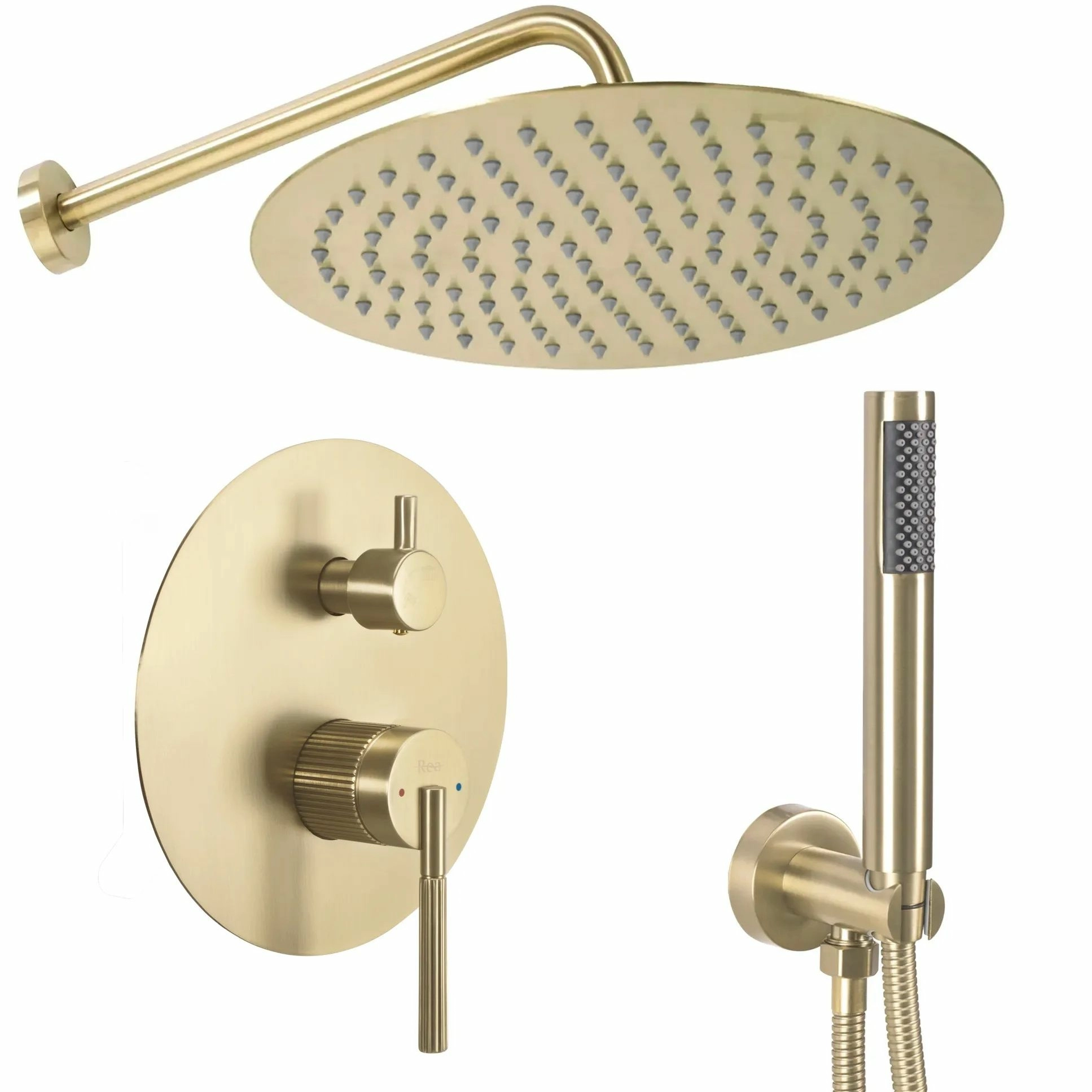 Душевая система Rea Argon Matt Gold, REA-P7810