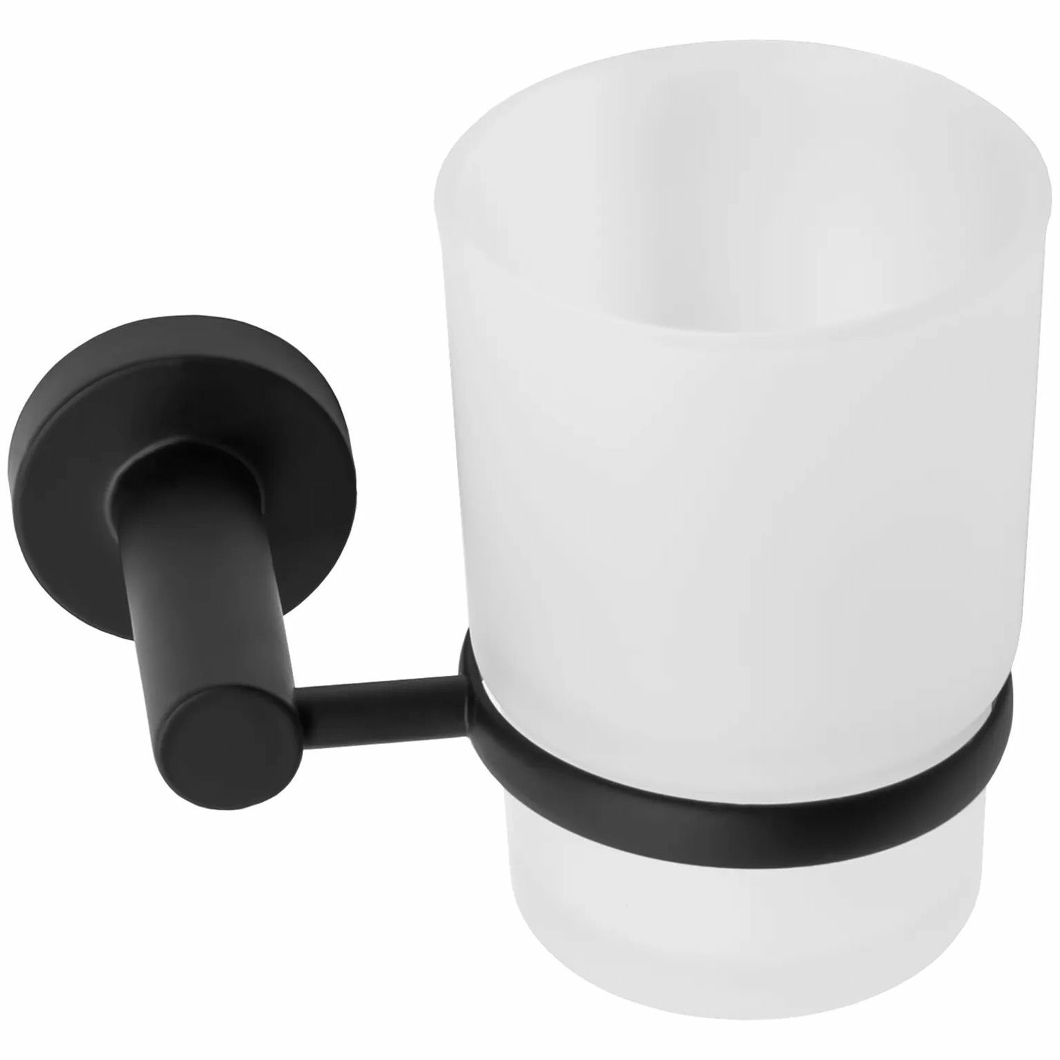 Стакан для зубных щеток Rea Black, REA-77039