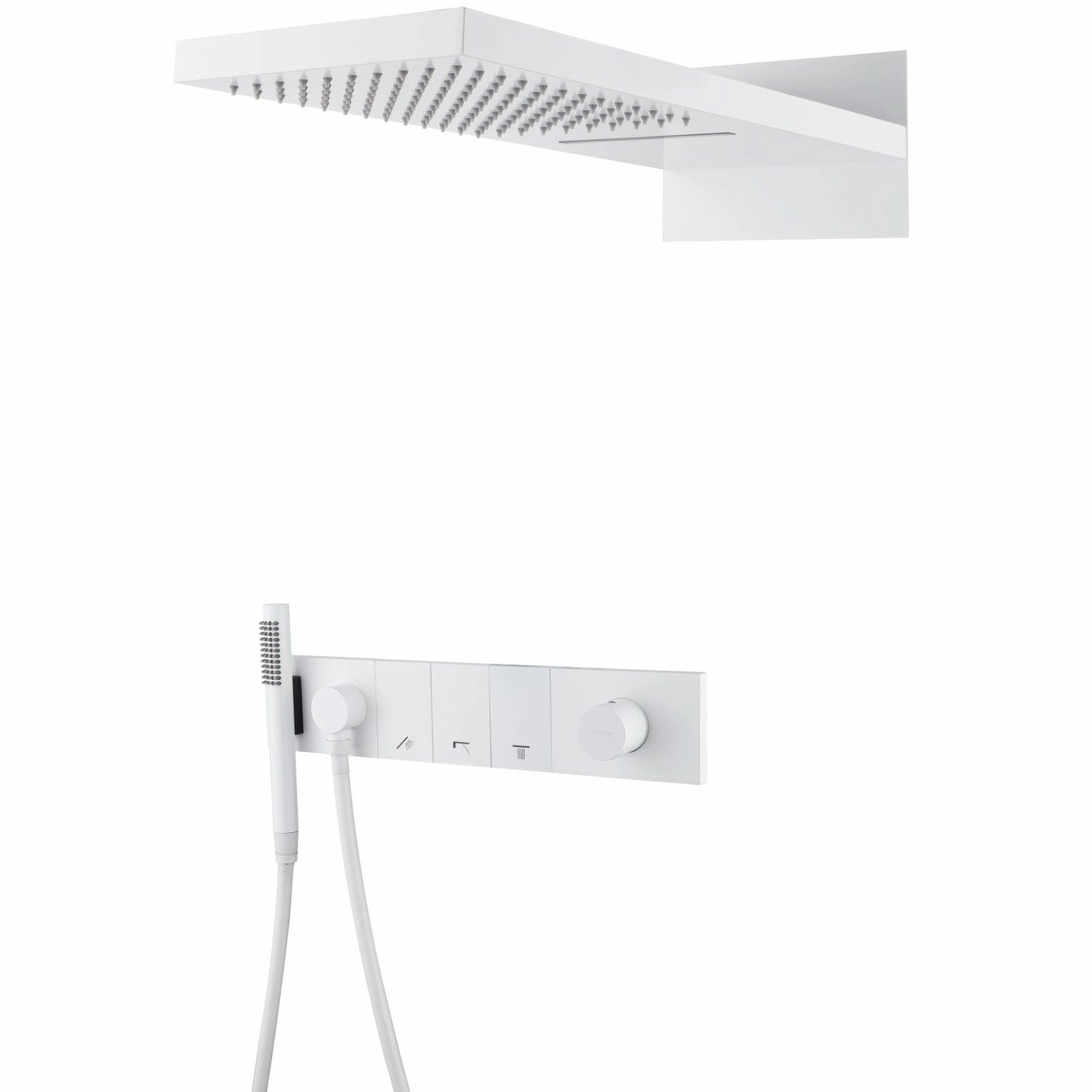 Встроенная душевая система Boheme Zodiac Matt White, 132-MW