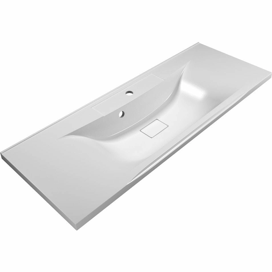Раковина из литьевого мрамора BelBagno 110x45, BB1100/450-LV-MR-PR