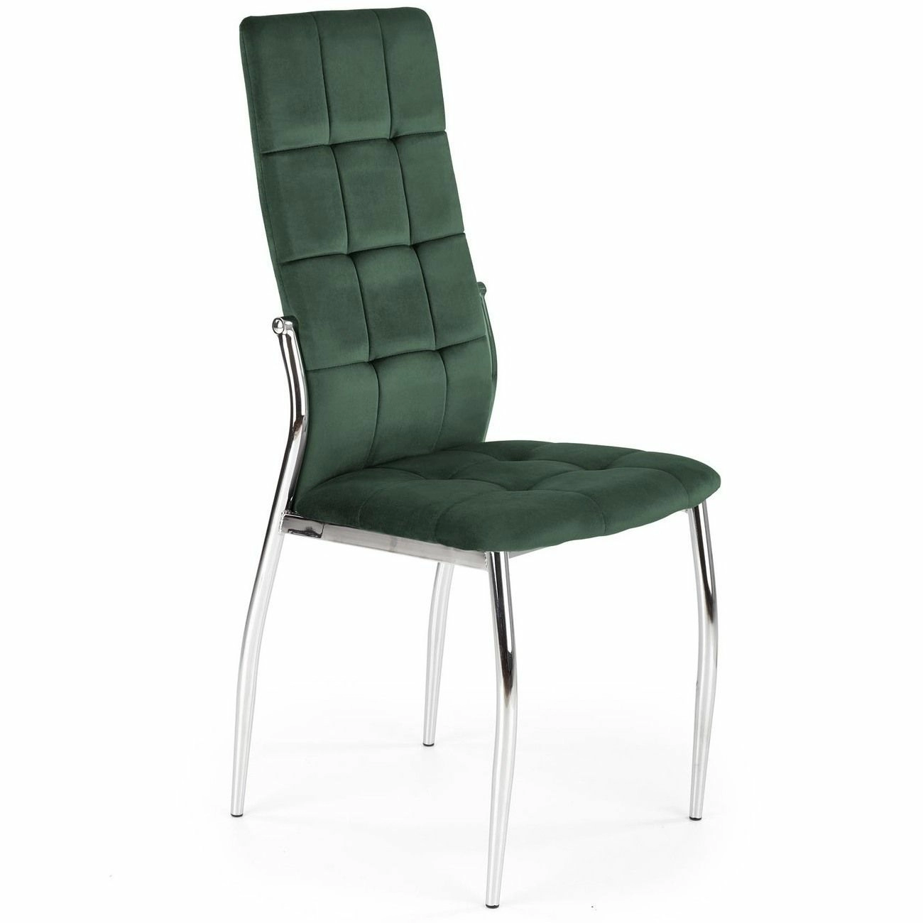 Стул Halmar K416 темно-зеленый/хром, V-CH-K/416-KR-C.ZIELONY