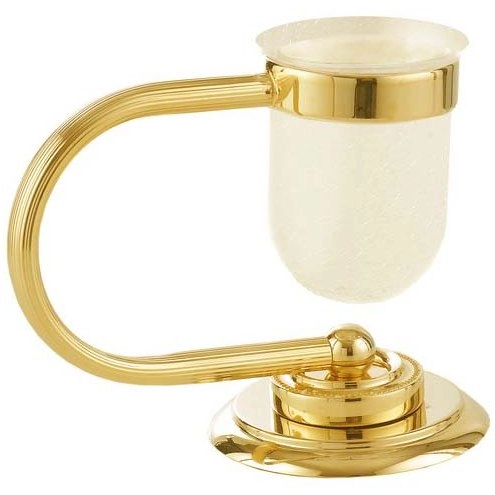 Настольный стакан для зубных щеток Boheme Murano Gold, 10911-G