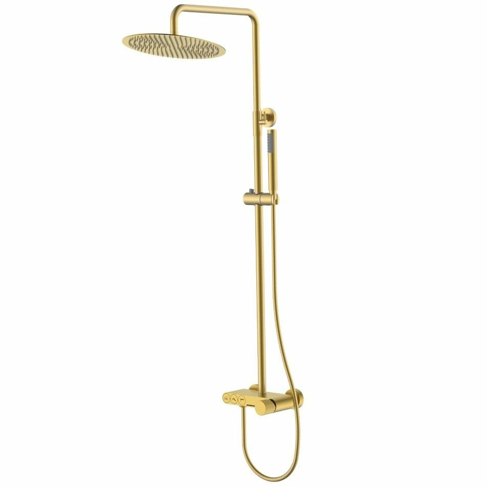 Стойка для душа Boheme Stick Linea Matt Gold, 128-MG.3