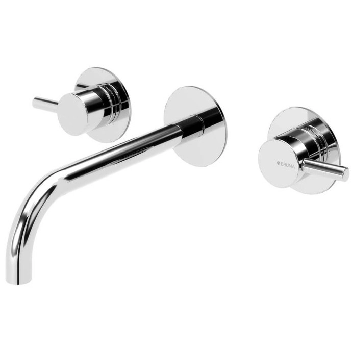 Внешняя часть смесителя для раковины на 3 отверстия Bruma Lusitano E107 010 Chrome, E1070105CR