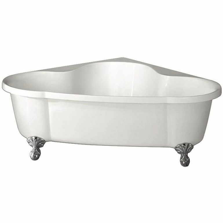 Отдельностоящая угловая акриловая ванна Belbagno 155x155, BB07