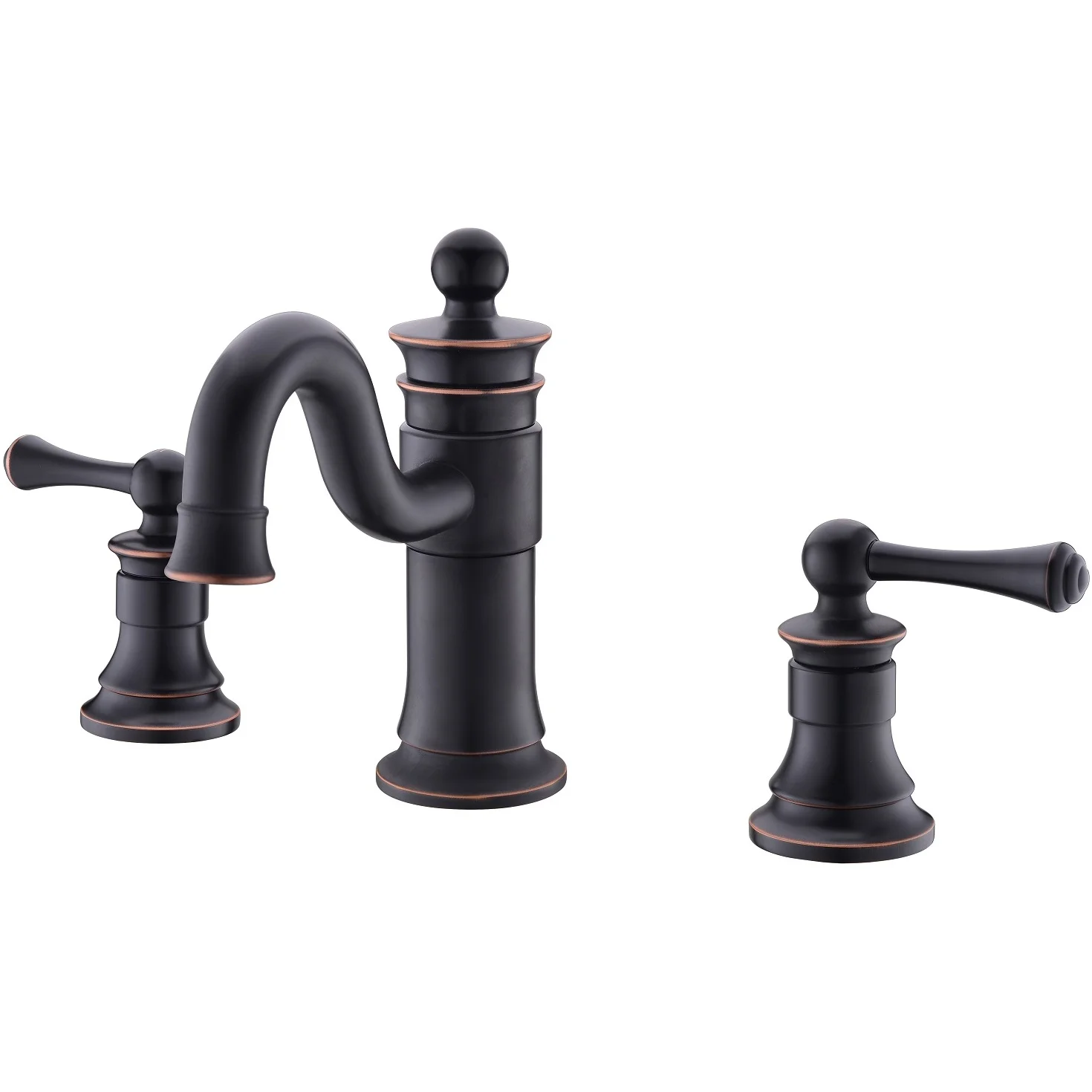 Смеситель для раковины врезной Timo Adelia Black Antique, 6021/04F