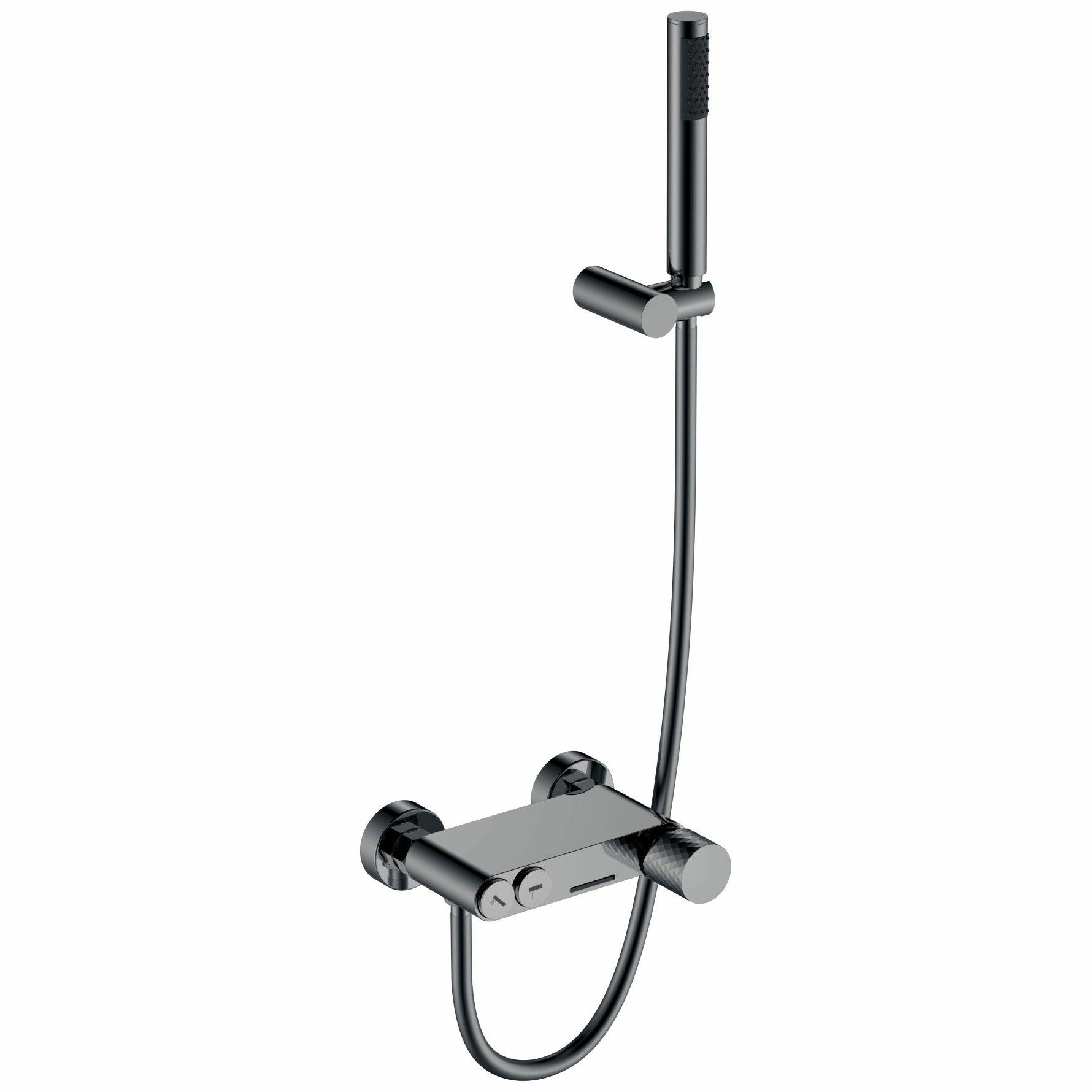 Смеситель для ванны Boheme Stick Diamond Shine Gun Metall, 123-SGM