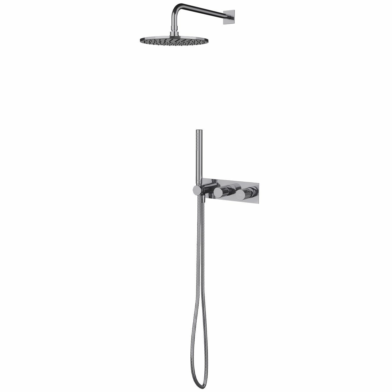 Система для душа скрытого монтажа Omnires Contour, SYSCT10CR