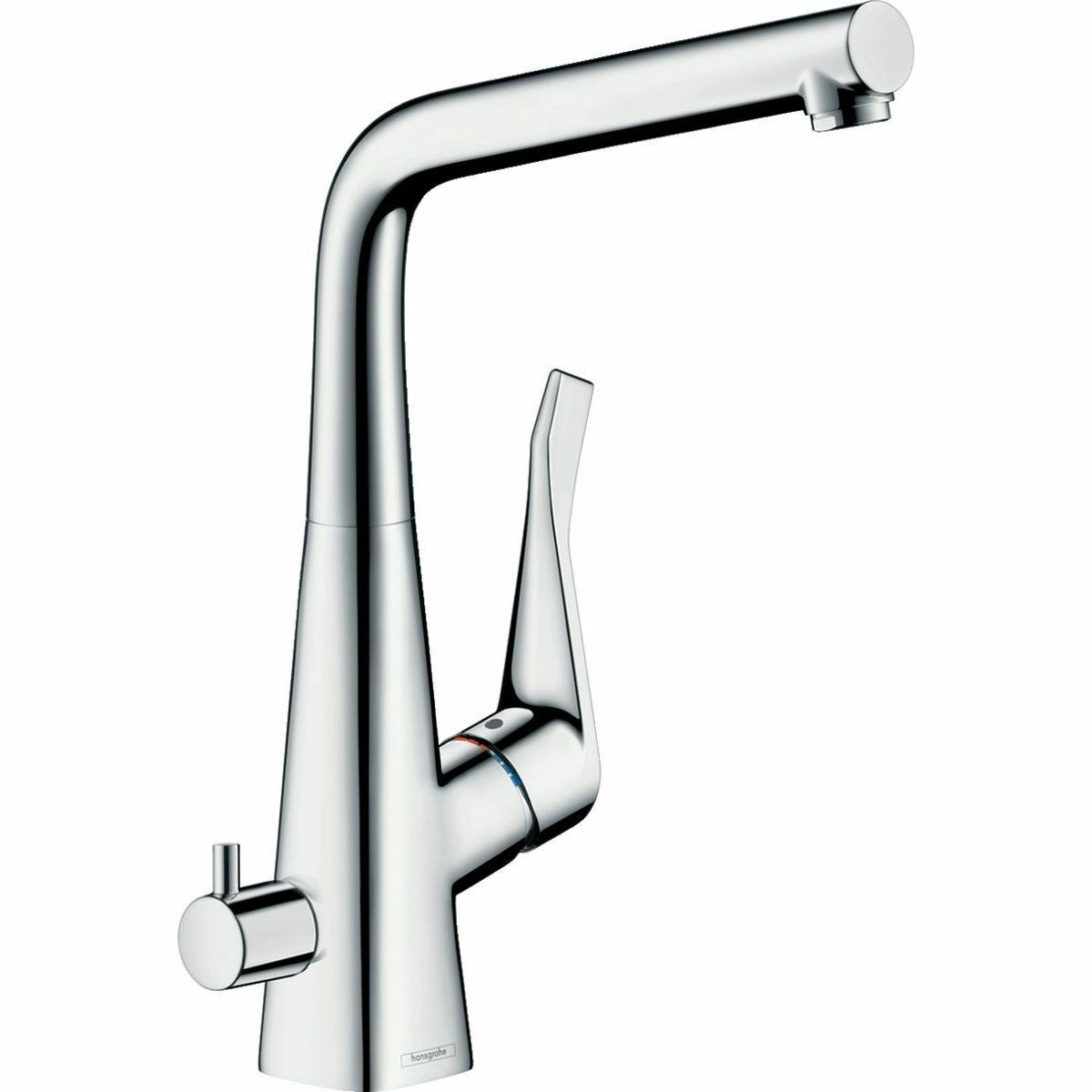 Кухонный смеситель Hansgrohe Metris 320 с запорным вентилем, 14888000