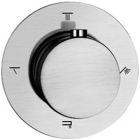 Дивертор встраиваемый 4 режима Boheme Uno Inox, 624/4-INOX