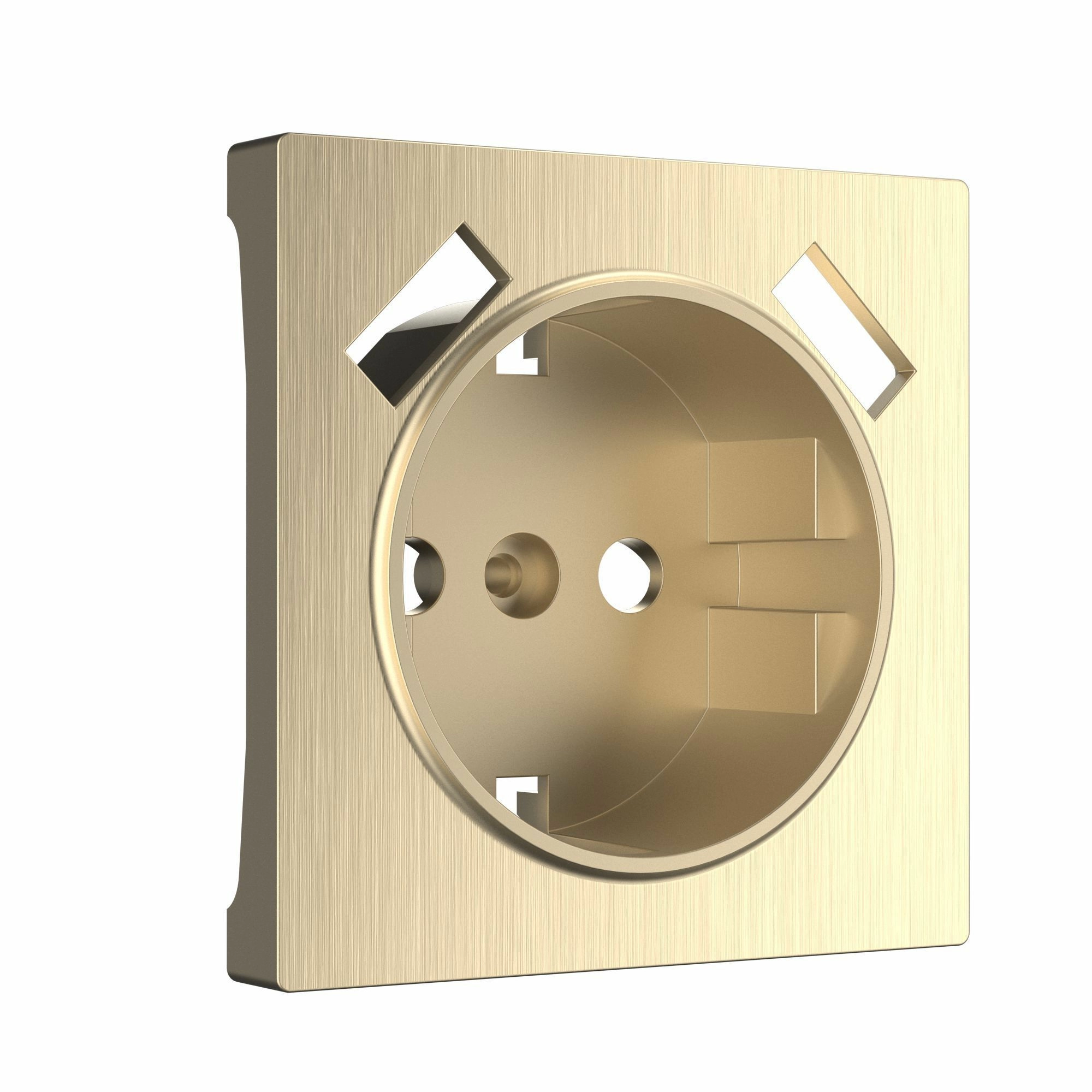 Накладка для розетки USB Werkel W1179510 (шампань рифленый)
