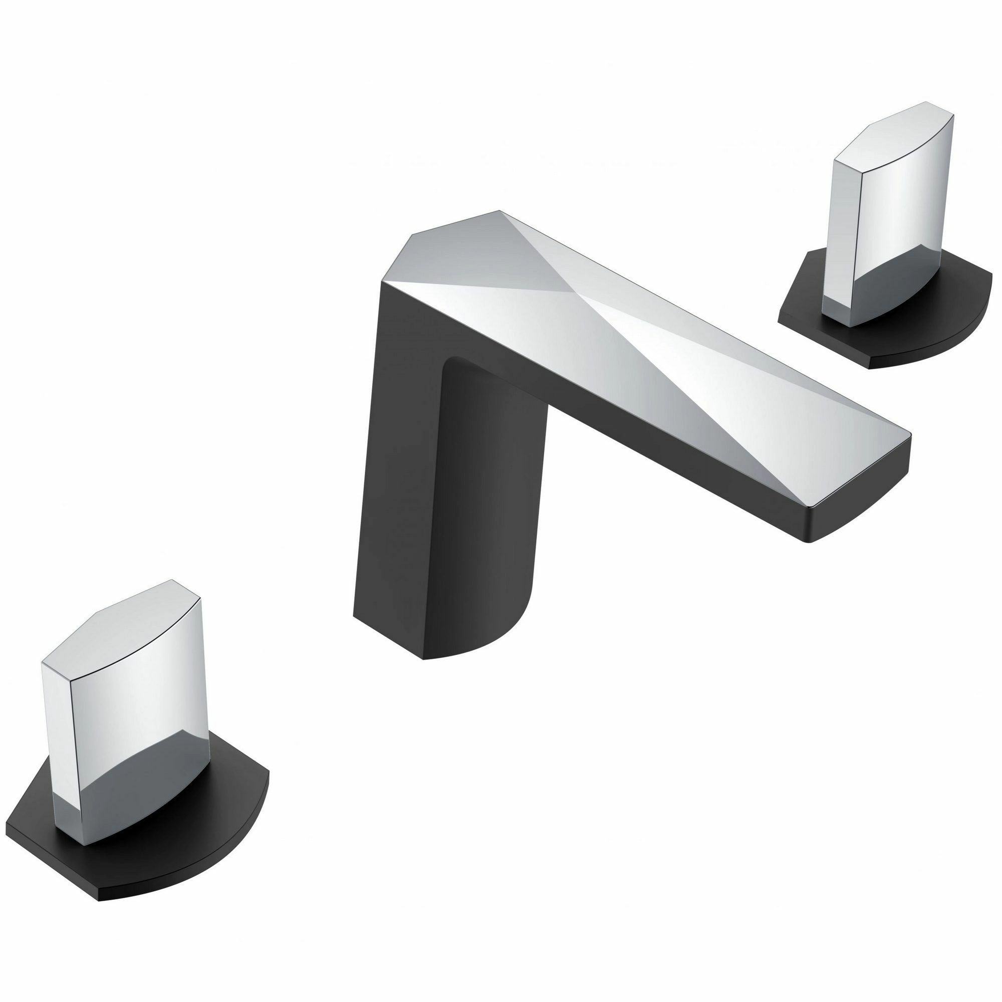 Смеситель врезной Boheme Venturo Ice Black/Chrome, 150-BCR-ICE
