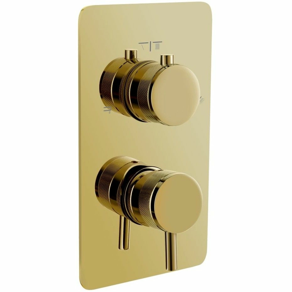 Смеситель встроенный 3 выхода Boheme Cell Gold, 135-3-G