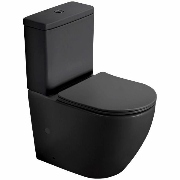 Унитаз напольный безободковый Santiline, SL-5016MB