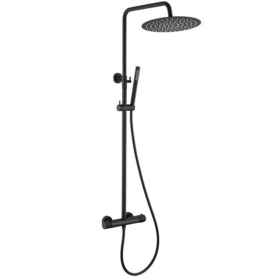 Стойка для душа Boheme Uno Black, 468-T-2-B