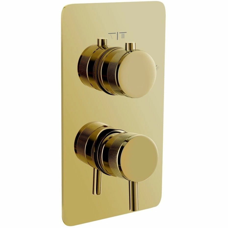Смеситель встроенный 2 выхода Boheme Cell Gold, 135-2-G