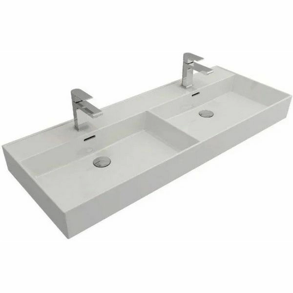 Умывальник накладной (на 2 чаши) Bocchi Milano 120x46, 1393-001-0132
