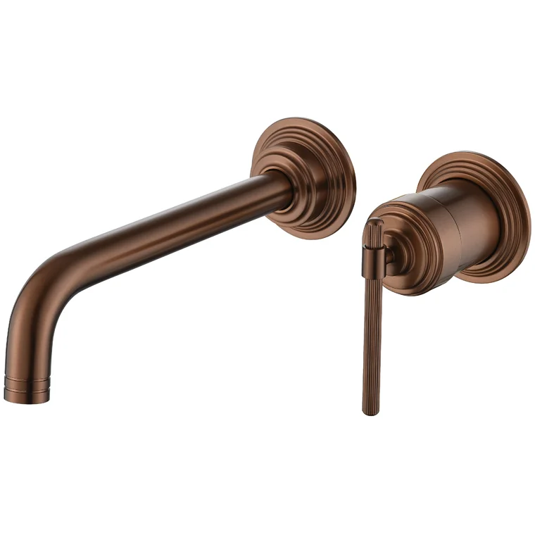 Смеситель для умывальника из стены Boheme Eterna Bronze Brushed, 175-BRB