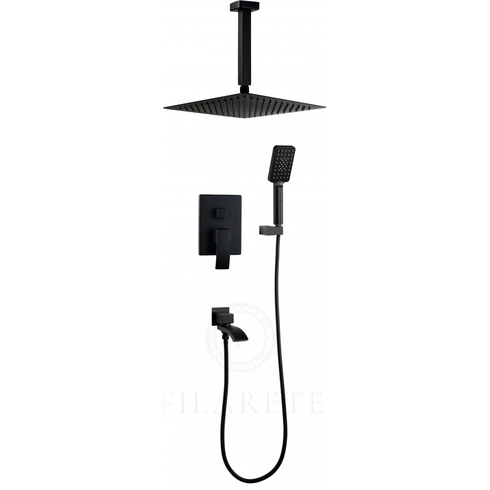 Душевая система скрытого монтажа Filarete Waterfall FL1012BL