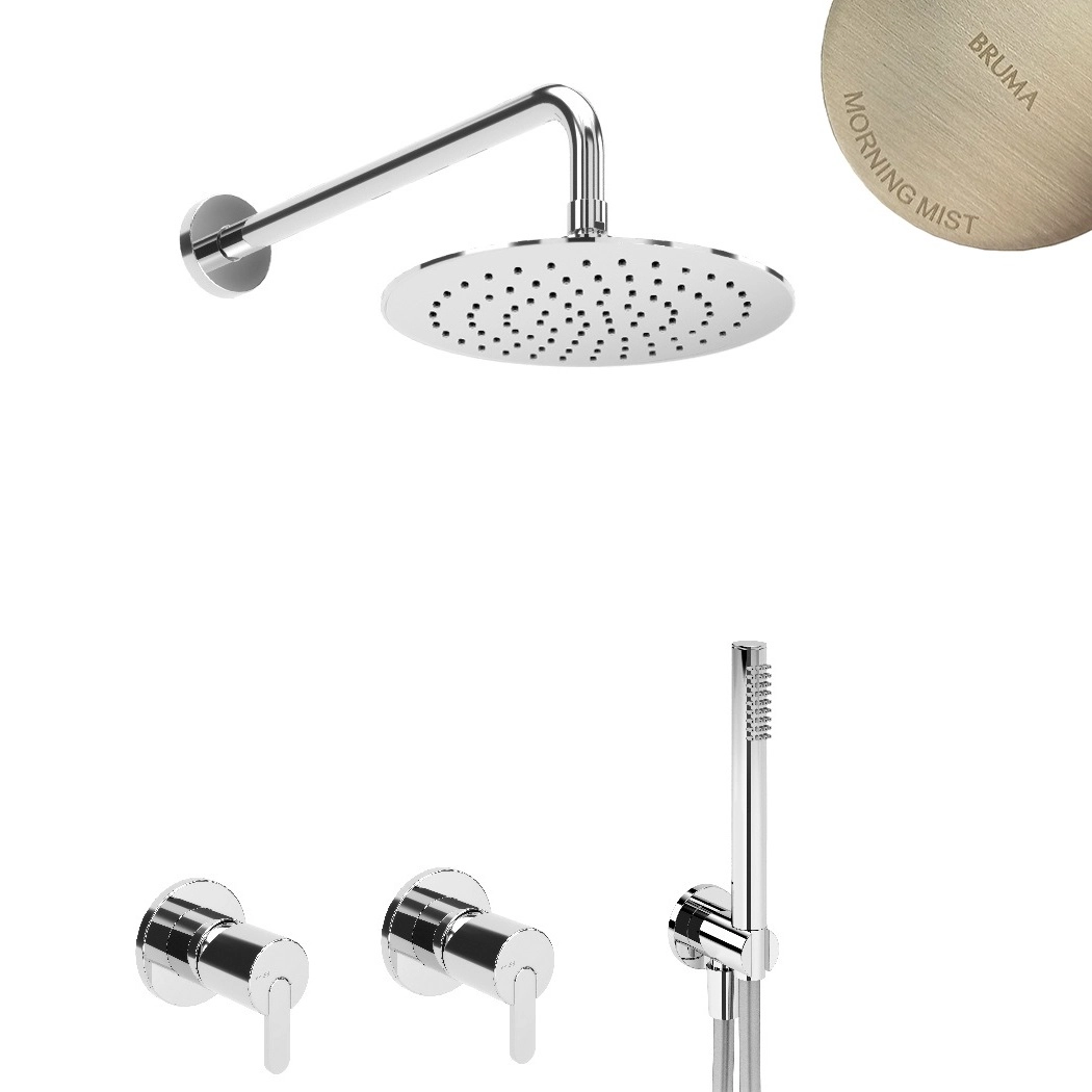 Система скрытого монтажа Bruma Leaf на 2 потока, 1455265MM+1455914MM+1671201MM+1671201MM