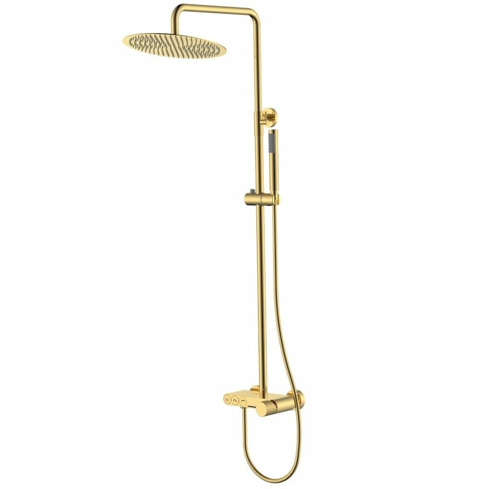 Стойка для душа Boheme Stick Spirale Gold, 128-GG.4