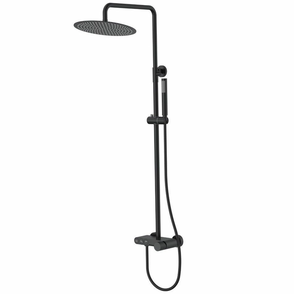 Стойка для душа Boheme Stick Spirale Black, 128-BB.4