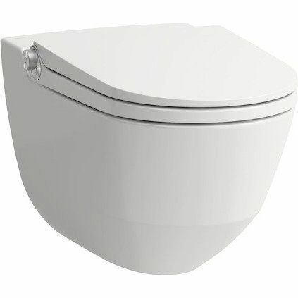 Подвесной унитаз-биде Laufen Cleanet Riva Rimless LCC, 8.2069.1.400.000.1
