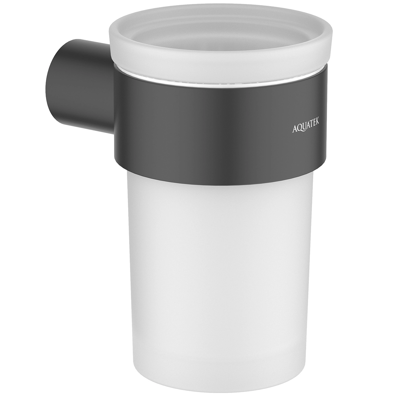 Стакан с держателем Aquatek Лира, AQ4427MB