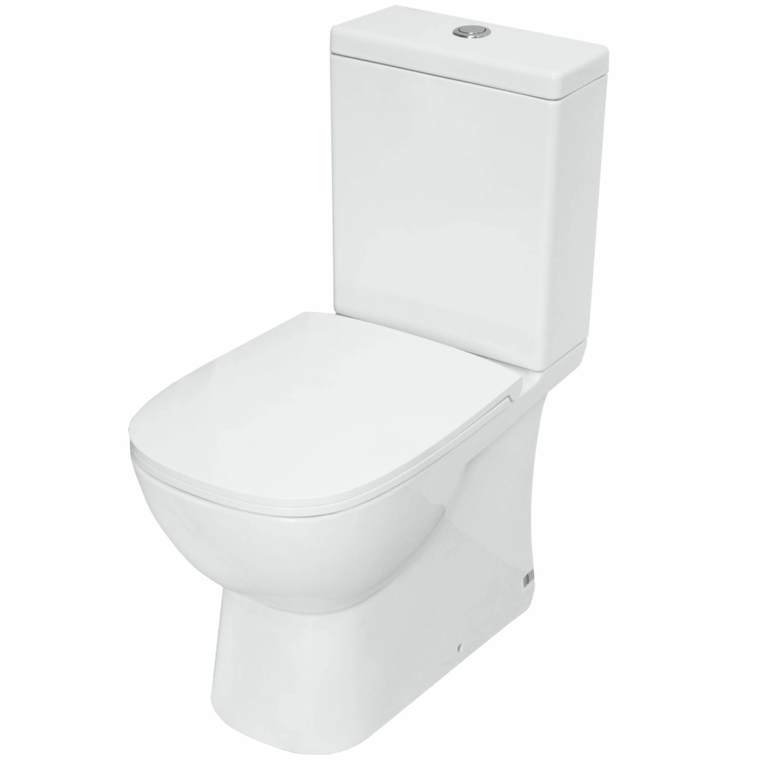 Унитаз-компакт Sanita Luxe Quadro Slim, WC.CC/Quadro/2-SlimDM/WHT.G/S1
