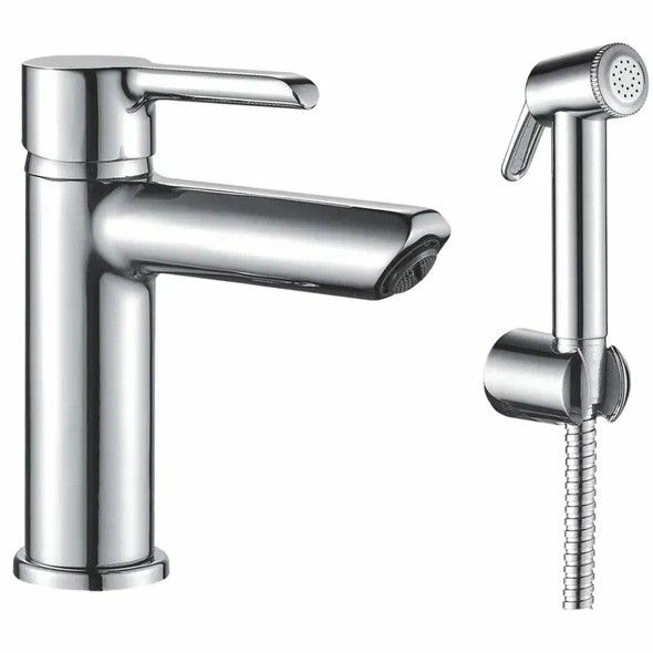 Смеситель для раковины с гигиенической лейкой Shevanik, S6071
