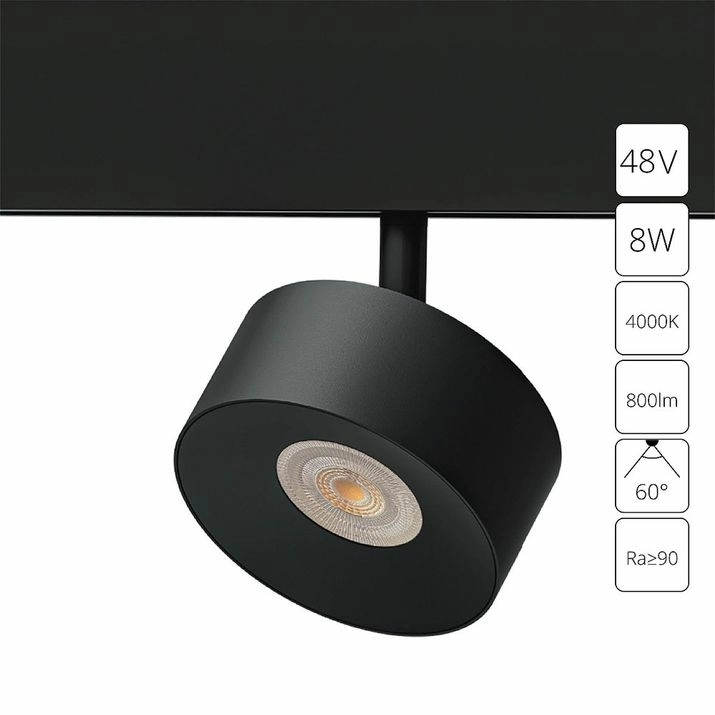 Магнитный трековый светильник Arte Lamp Linea, A4771PL-1BK