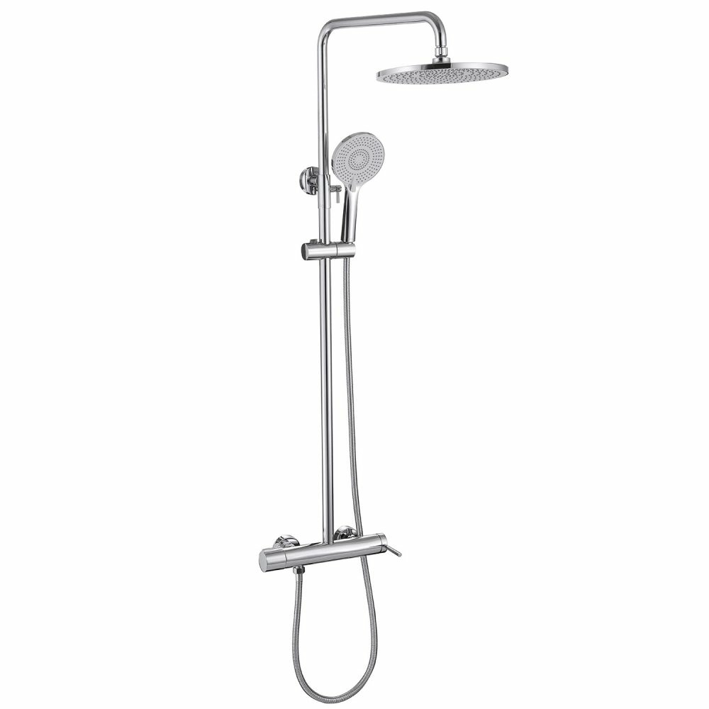 Душевая стойка с изливом Abber Emotion хром, AF8816
